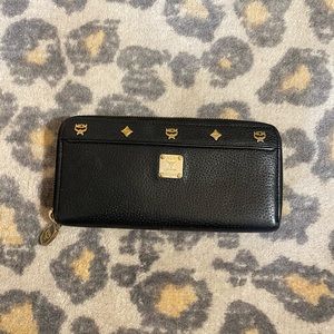MCM Zip Around Large Wallet